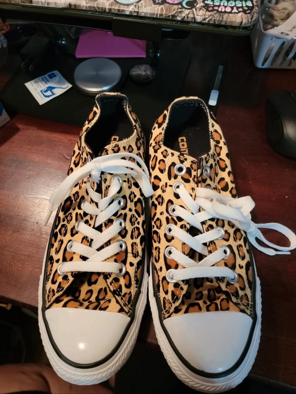 Converse Chuck Taylor All Star Leopard Print Low Top Sneakers